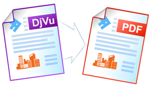 Convert DjVu to PDF