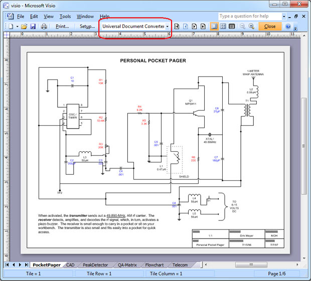 Wie Sie Eine Visio Zeichnung In Jpeg Umwandeln Universal Document Converter